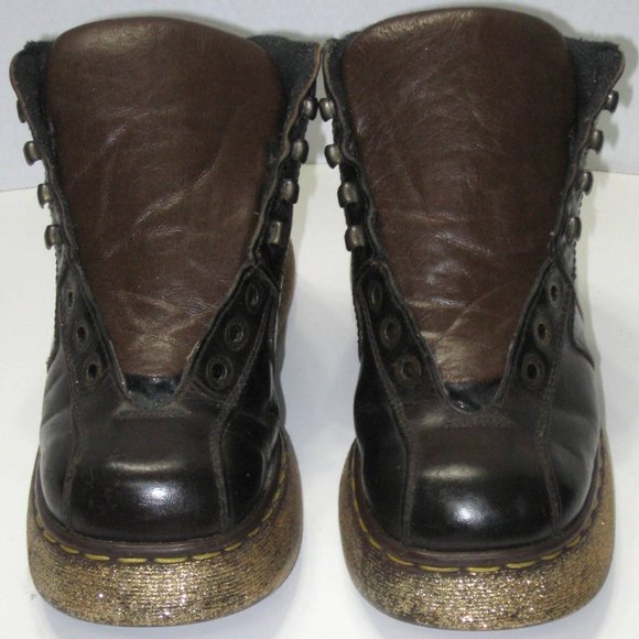 Size 8 US Women's Doc Marten's Brown Leather Ankle - Picture 12 of 13